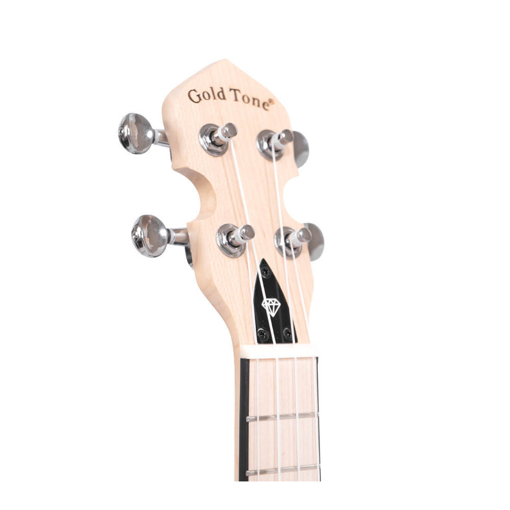 Gold Tone Lightup Little Gem See-Through Banjo-Ukuleles with Lights (Diamond)