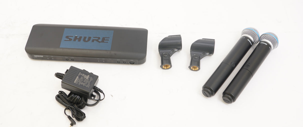 Shure BLX288/B58 Precision-Engineered Wireless Handheld Microphone System with H9 Frequency Band (Used)
