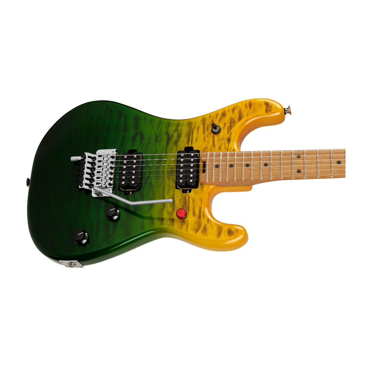 EVH 5150 Series Deluxe QM 6-String Baked Maple Electric Guitar (Limeade Zest)