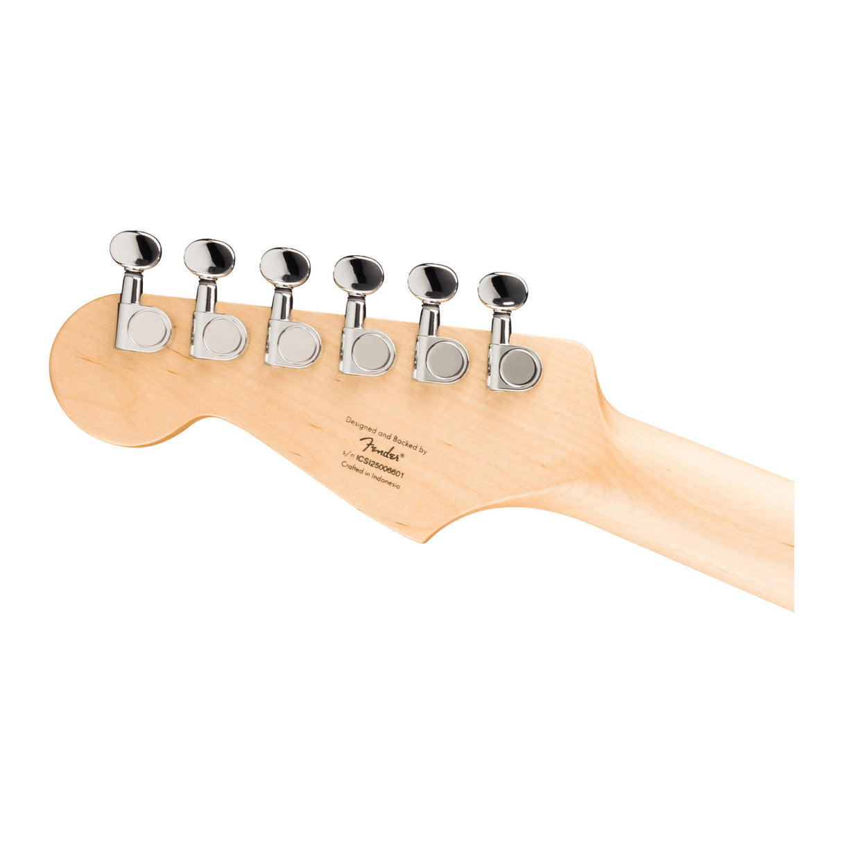 Squier Mini Stratocaster, Maple Fingerboard, White Pickguard (California Blue)