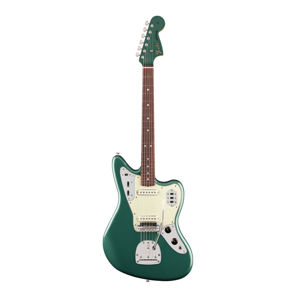 Fender Vintera III Mid '60s Jaguar with Deluxe Gig Bag (Sherwood Green Metallic)