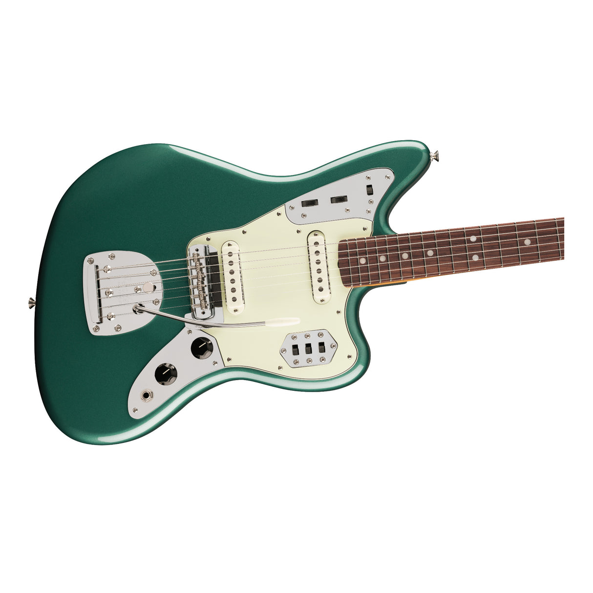 Fender Vintera III Mid '60s Jaguar with Deluxe Gig Bag (Sherwood Green Metallic)