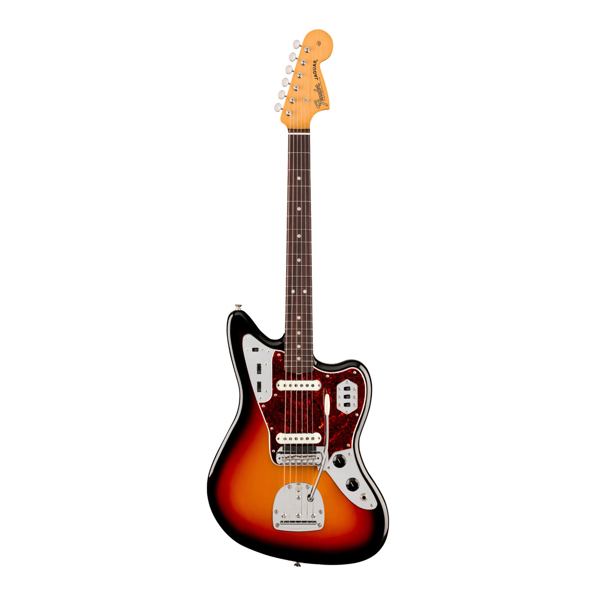 Fender Vintera III Mid '60s Jaguar SS Rosewood Fingerboard with Deluxe Gig Bag (3-Color Sunburst)
