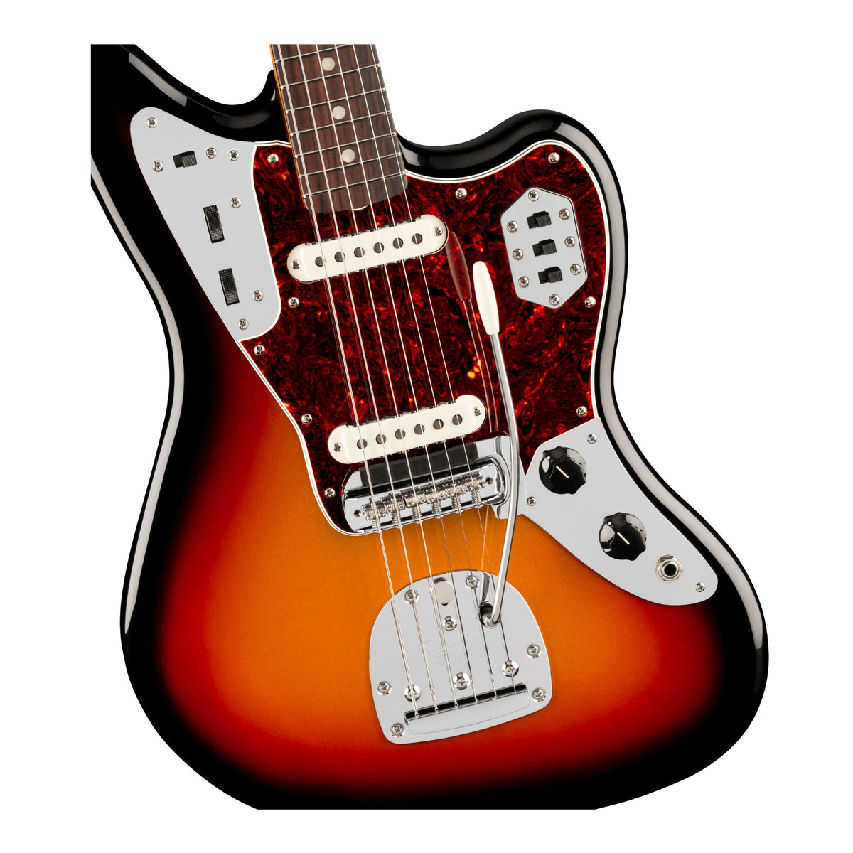 Fender Vintera III Mid '60s Jaguar SS Rosewood Fingerboard with Deluxe Gig Bag (3-Color Sunburst)