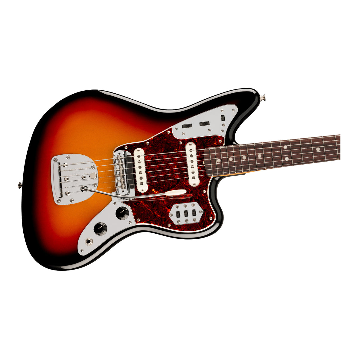 Fender Vintera III Mid '60s Jaguar SS Rosewood Fingerboard with Deluxe Gig Bag (3-Color Sunburst)