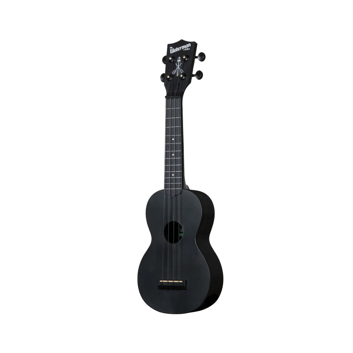 Kala Brand Music Co Waterman Recycled Matte Black Sand Soprano Ukulele