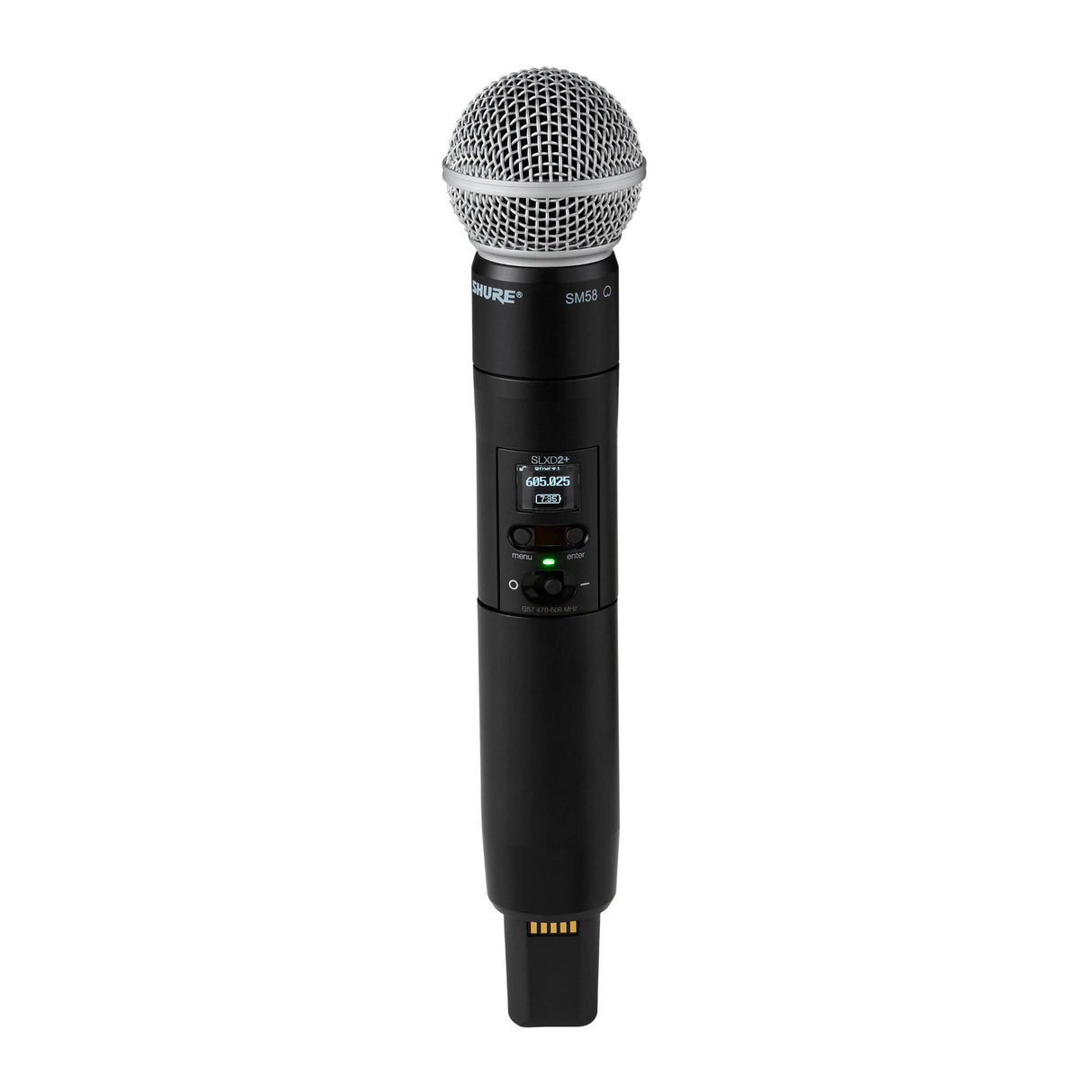 Shure SLXD24D+/58 Dual-Channel Wireless Handheld Mic System with SM58 Capsules