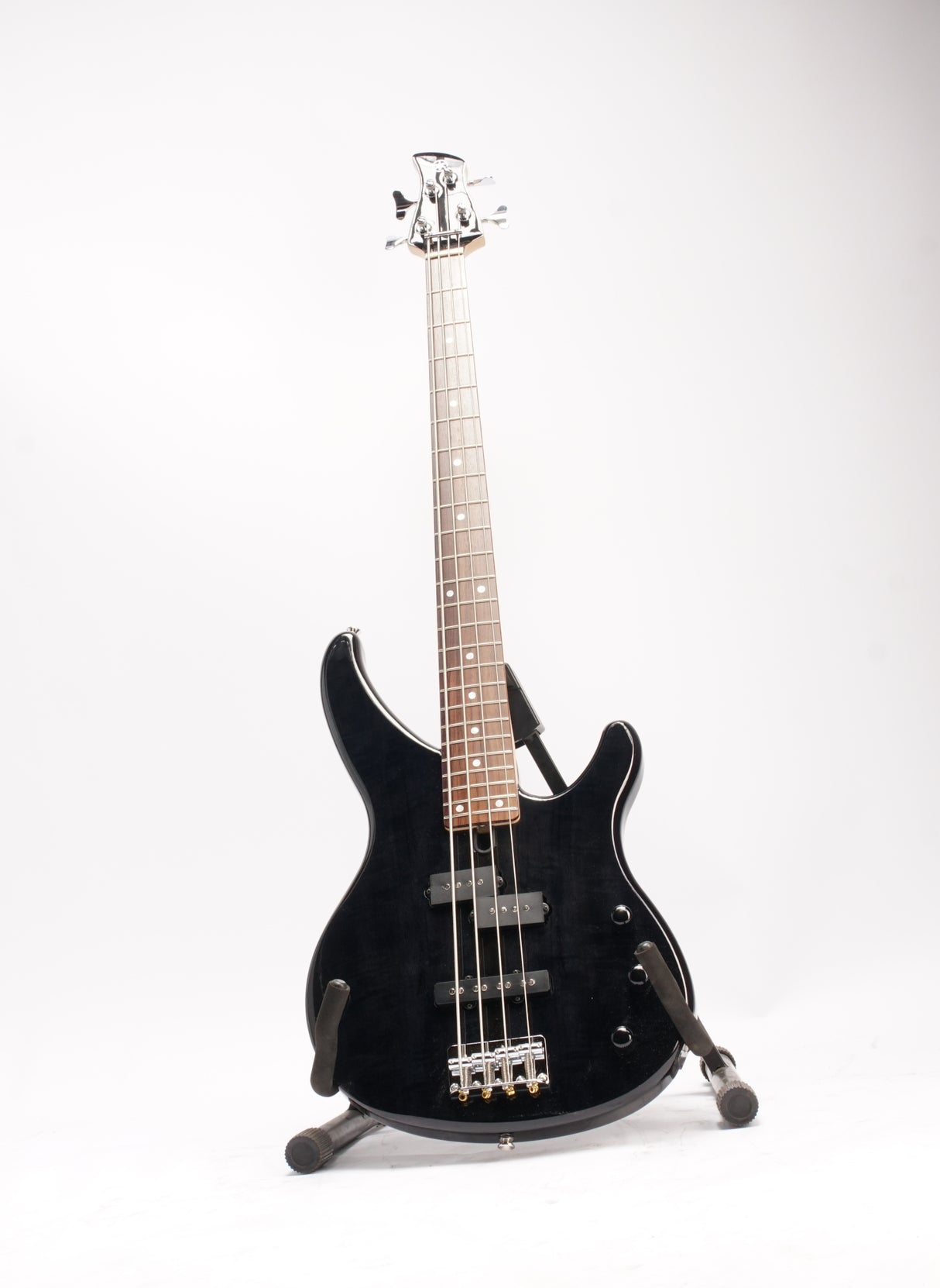 Yamaha TRBX174EW 4-String Electric Bass (Translucent Black) (Used)