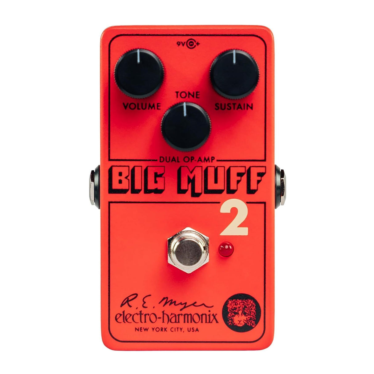 Electro-Harmonix Big Muff Pi 2 Dual Op Amp Fuzz Pedal with True Bypass