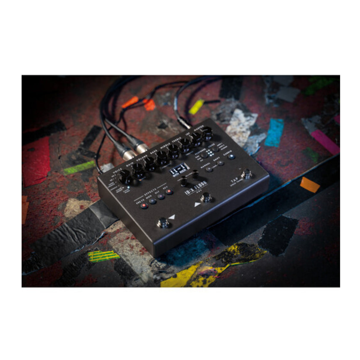 Blackstar ID X Floor One Multi Effects Pedalboard with Amp Modeling (Black)