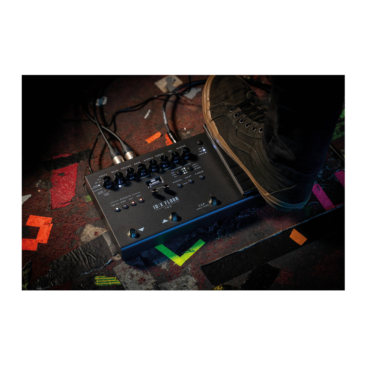 Blackstar ID X Floor Two Multi Effects Pedal with Amp Modeling (Black)