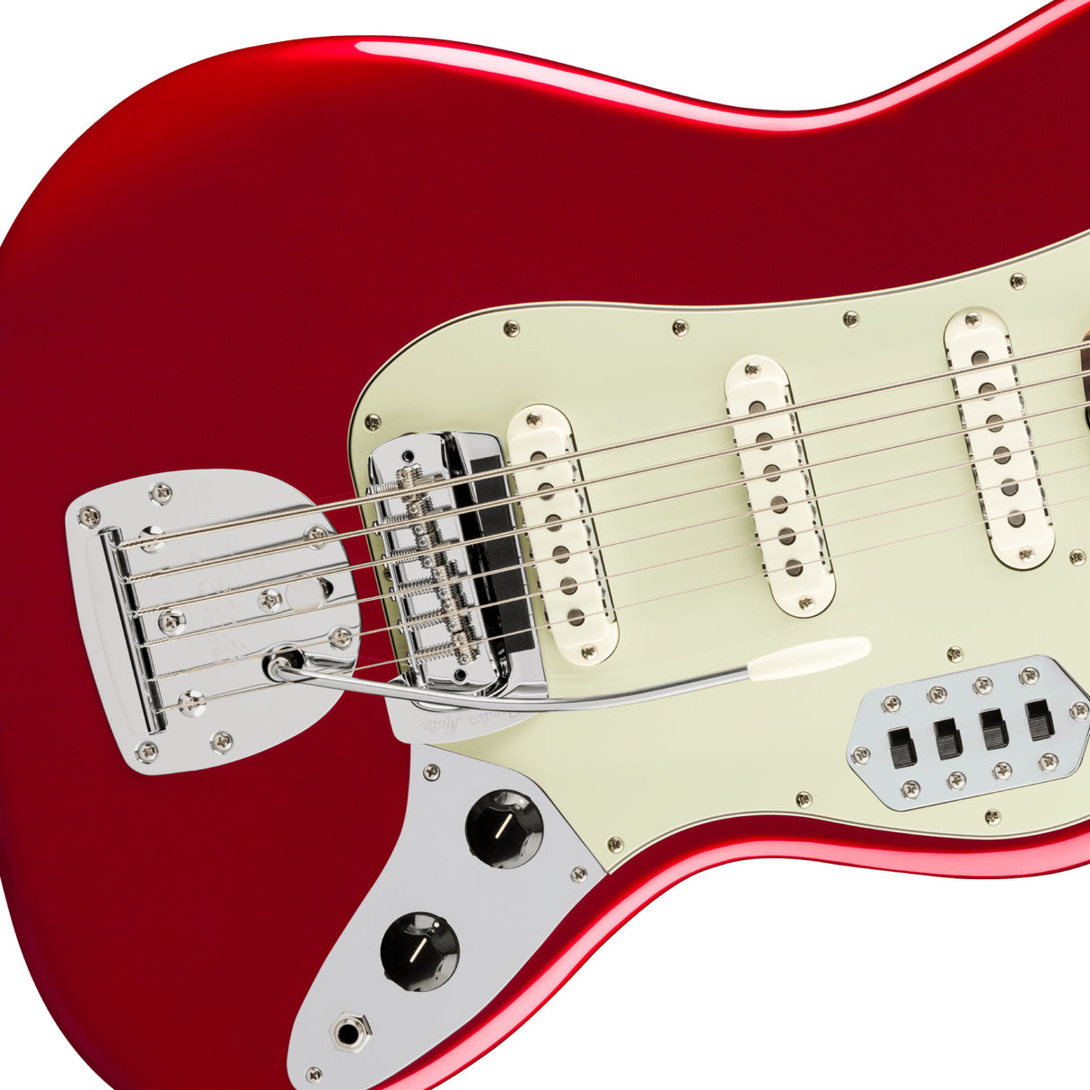 Fender Vintera III Early '60s Bass VI with Alder Body (Candy Apple Red)