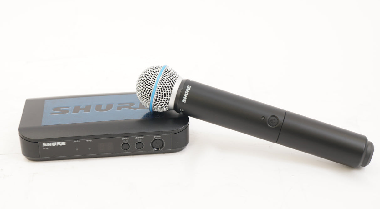 Shure BLX24/B58 10 mW Wireless Handheld Microphone System with H11 Band (Used)