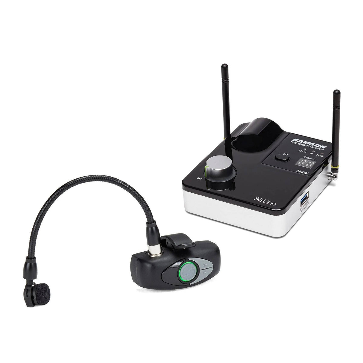 Samson AirLine AWXm Wind Instrument Wireless System w/ HM60 Mic ATX/AR99m K Band (Open Box)
