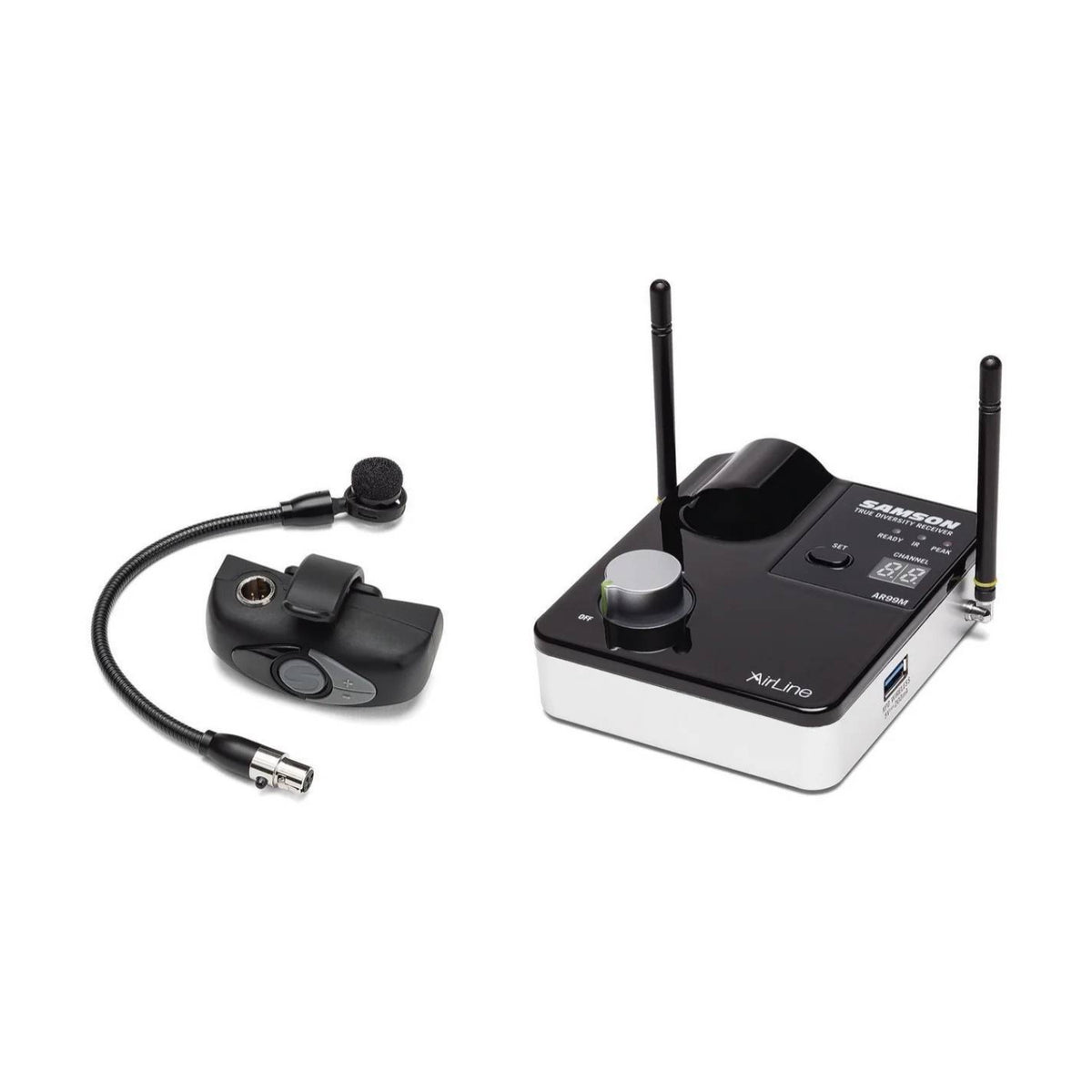 Samson AirLine AWXm Wind Instrument Wireless System w/ HM60 Mic ATX/AR99m K Band (Open Box)