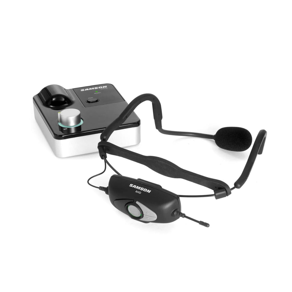 Samson AirLine XDm Fitness Headset Tabletop Digital Wireless (2.4 GHz) System with Integrated Qe Mic (AHDQe/RXD1M)