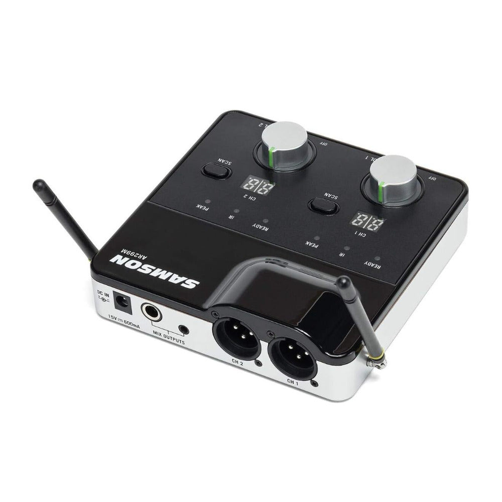 Samson Concert 288m Dual Handheld Wireless System with Tabletop Receiver (D Band)