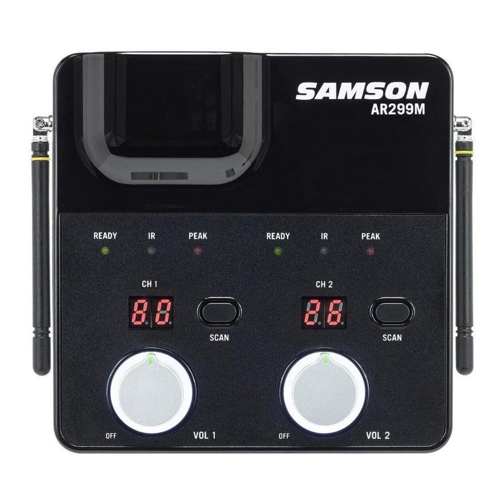 Samson Concert 288m Dual Handheld Wireless System with Tabletop Receiver (D Band)