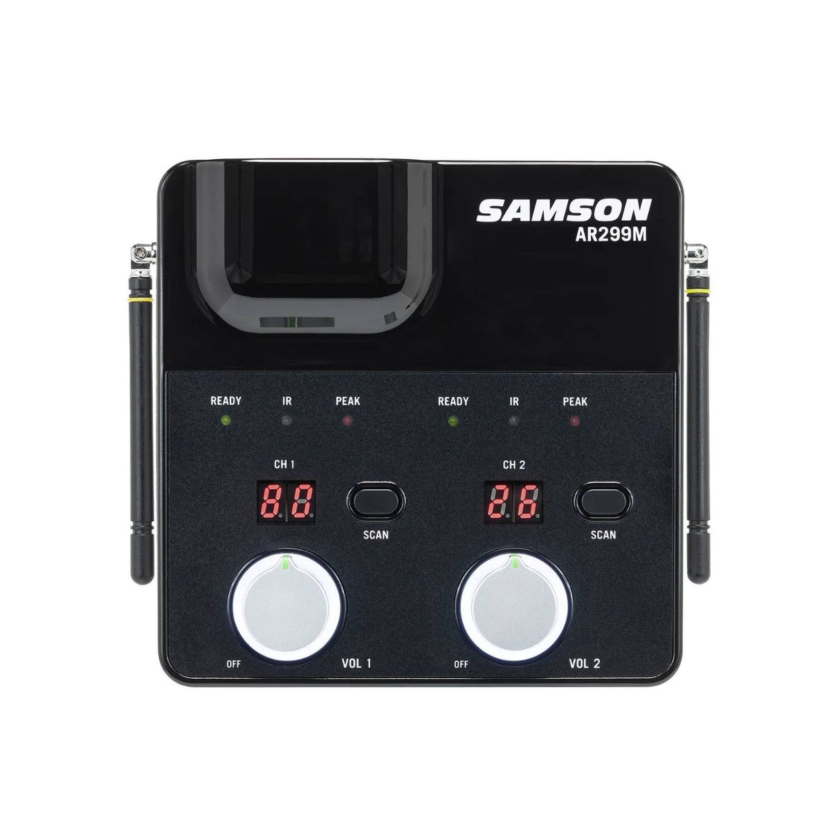 Samson Concert 288m Dual Handheld Microphone Wireless System with Tabletop Receiver (K Band)