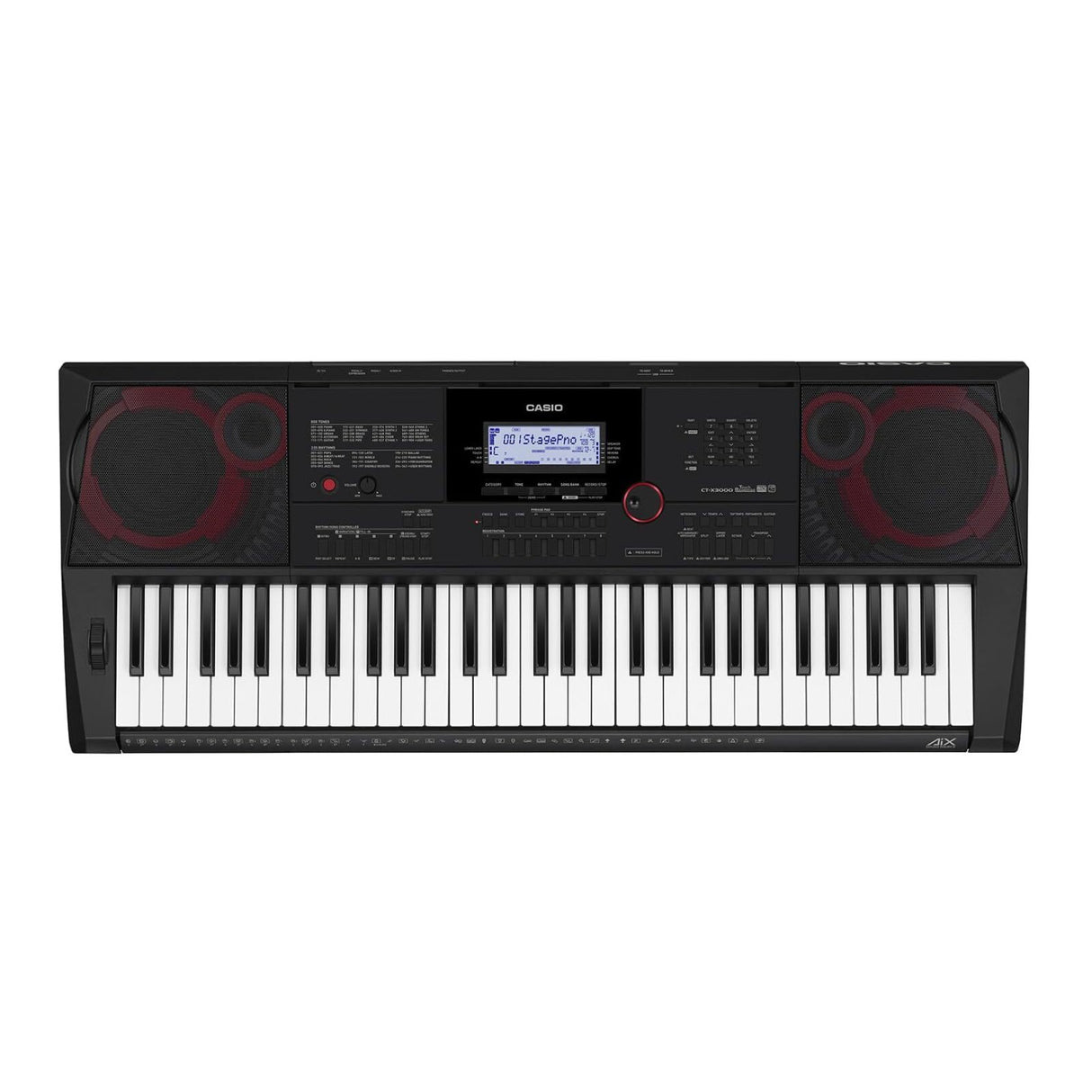 Casio CT-X3000 61-Key Portable Keyboard Bundle with Stand and Bench