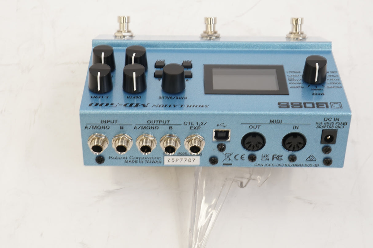 BOSS MD-500 Modulation Pedal with 12 Modes and 28 Modulation Types (Open Box)