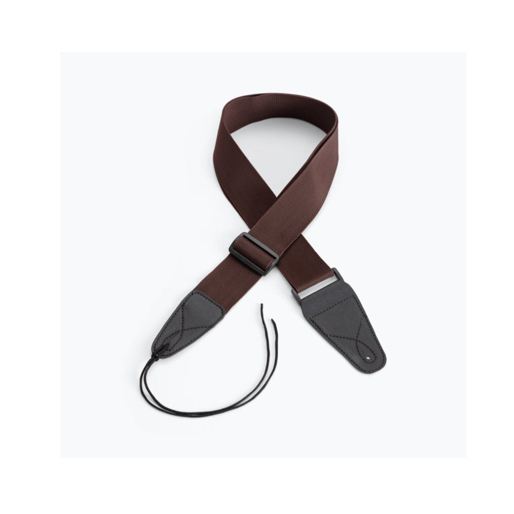 On-Stage GSA10BR Guitar Strap with Leather Ends (31 to 52 Inches, Brown)