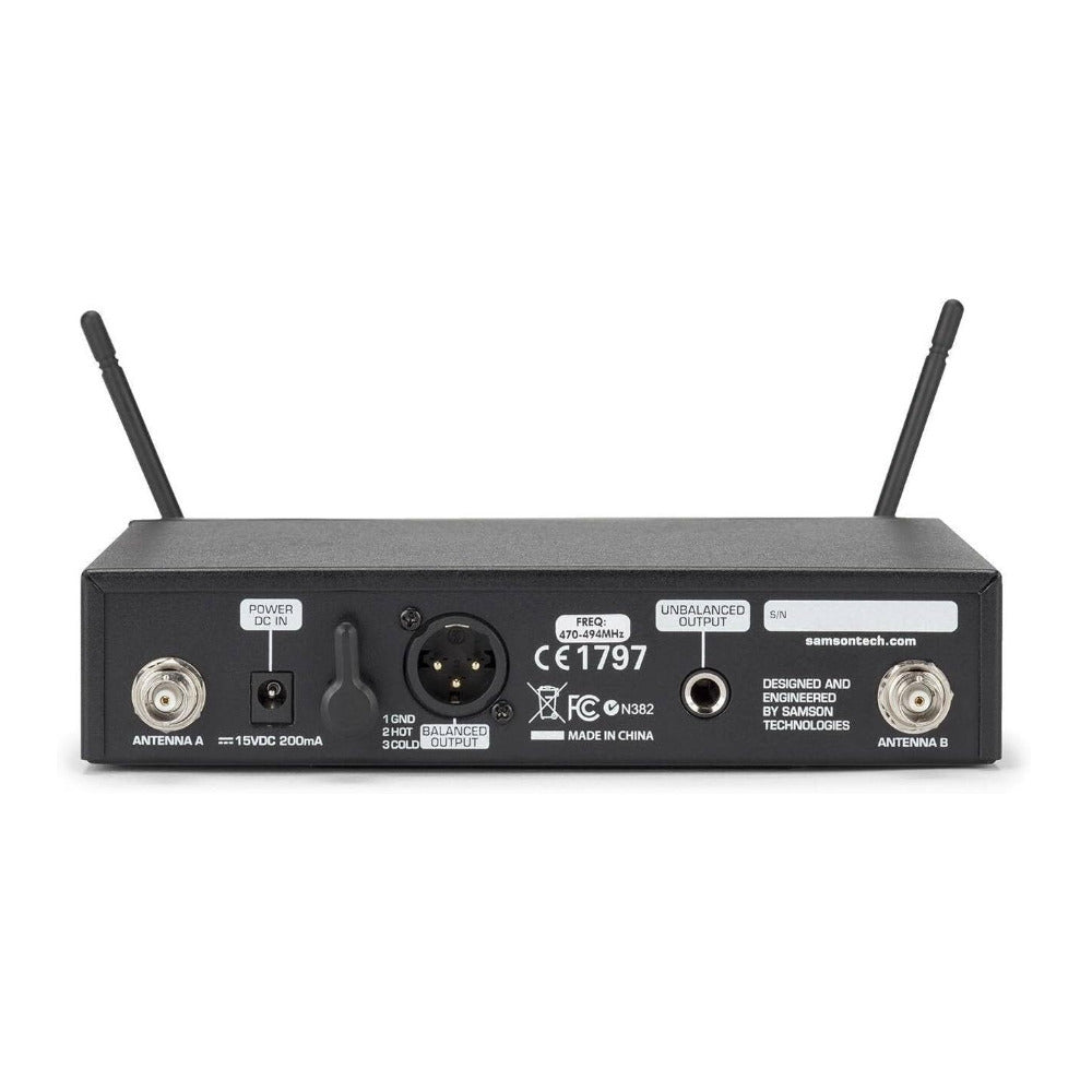 Samson Concert 99 Wireless Headworn System with SE10 Earset Mic (CB99/CR99, D Band)