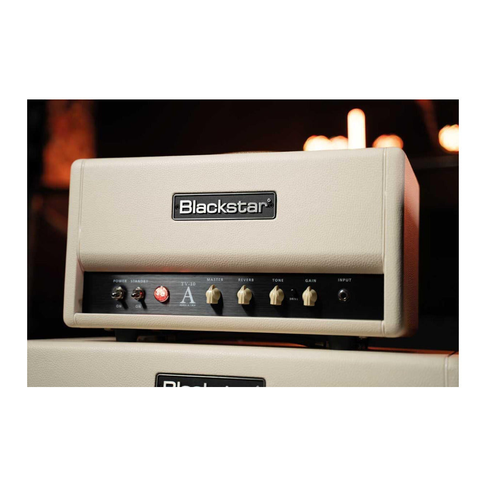 Blackstar TV-10A 10W Tube Guitar Amp Head with Footswitchable Drive and FX Loop (Tan)