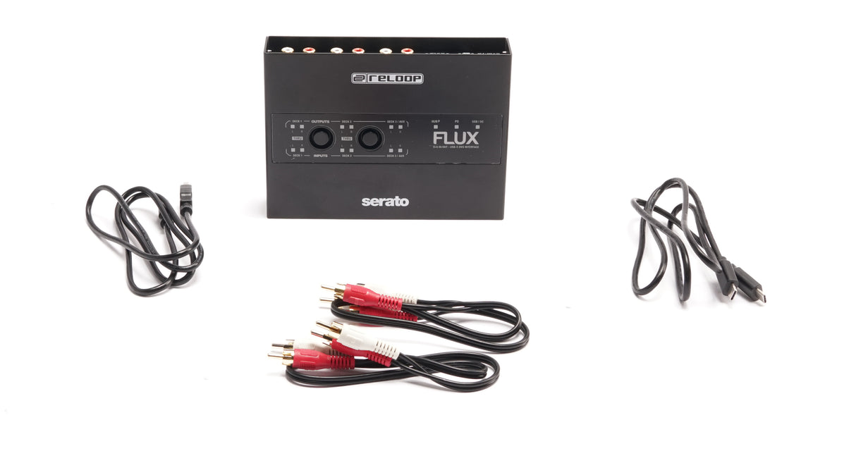 Reloop Flux 6x6 In/Out USB-C DVS Flexible, Robust, and Roadworthy Interface (Used)