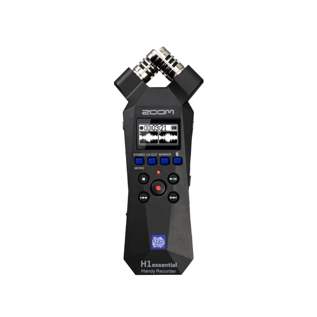 Zoom H1essential Stereo Handy Recorder and Hairy Windscreen Bundle