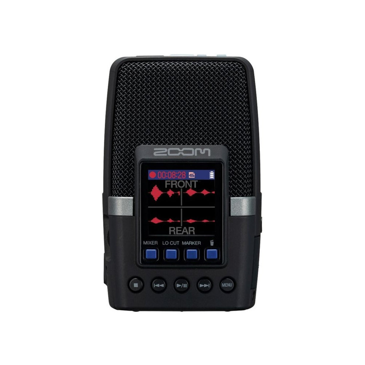 Zoom H2essential Multi-Mic Handy Recorder and Hairy Windscreen Bundle