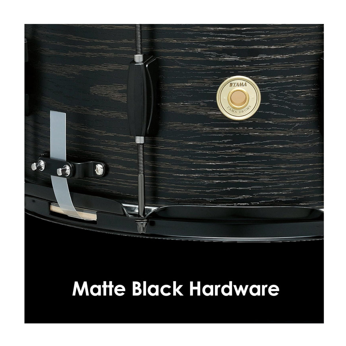 TAMA Woodworks 14x8 Inch Snare Drum (Black Oak Wrap)