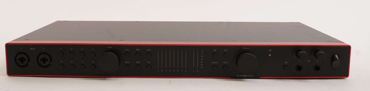 Focusrite Scarlett 18i20 4G (4th Generation) 18-in, 20-out USB Audio Interface (Open Box)