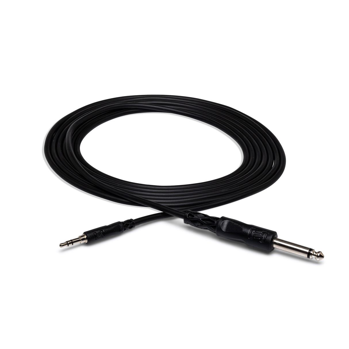 Hosa Mono Interconnect 1/4 in TS to 3.5 mm TRS (5-Ft)