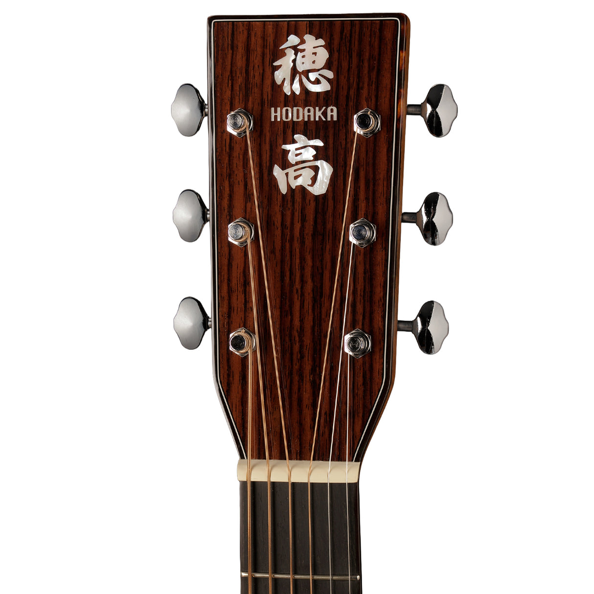 Hodaka DH18ENA Dreadnought; Solid Mahogany Back and Sides; Natural Finish