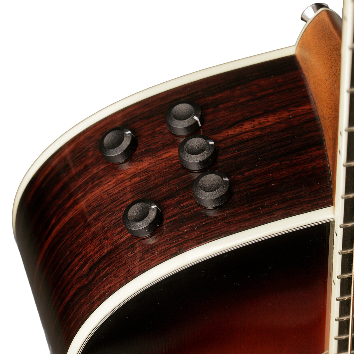 Hodaka DH28EVS Dreadnought Solid Rosewood Back and Sides Vintage Sunburst Finish