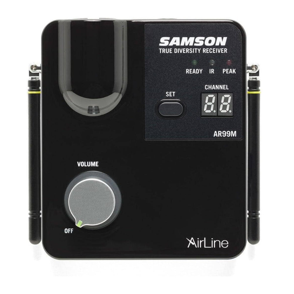 Samson SW9A9SQE-D AirLine 99m Wireless Fitness Headset System