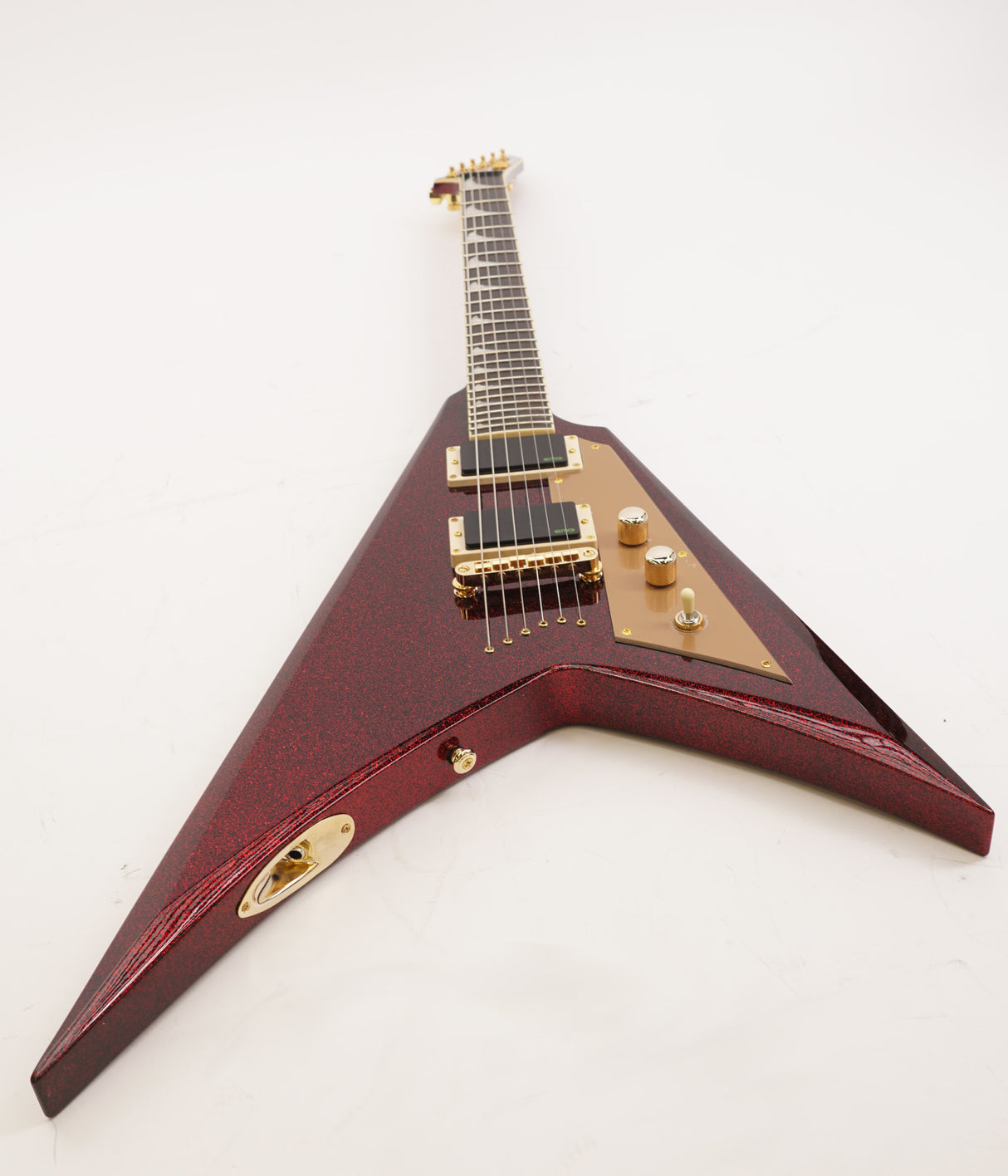 ESP LTD KH-V Kirk Hammett Signature Electric Guitar - Red Sparkle- B-Stock (Used)