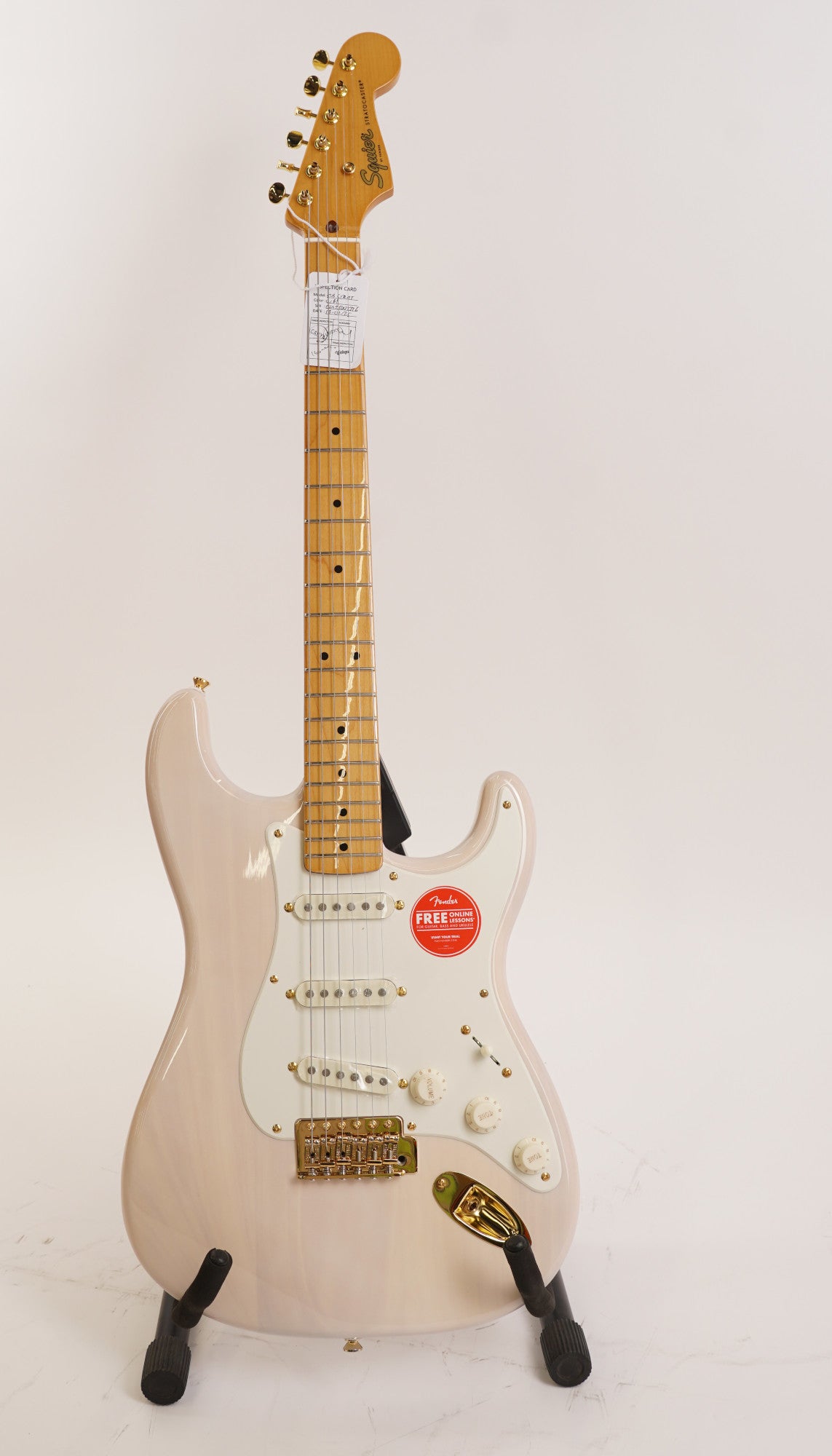 Squier Classic Vibe 50s 6String White Blonde Stratocaster Electric Guitar (Used)