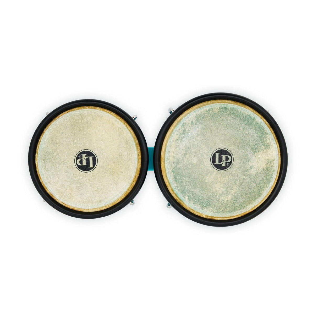 Latin Percussion 6 1/4-Inch and 7 1/4-Inch Bongos with Carrying Bag (Sea Foam)