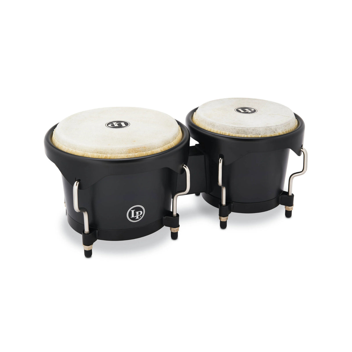 Latin Percussion 6 1/4-Inch and 7 1/4-Inch Bongos with Carrying Bag (Onyx)