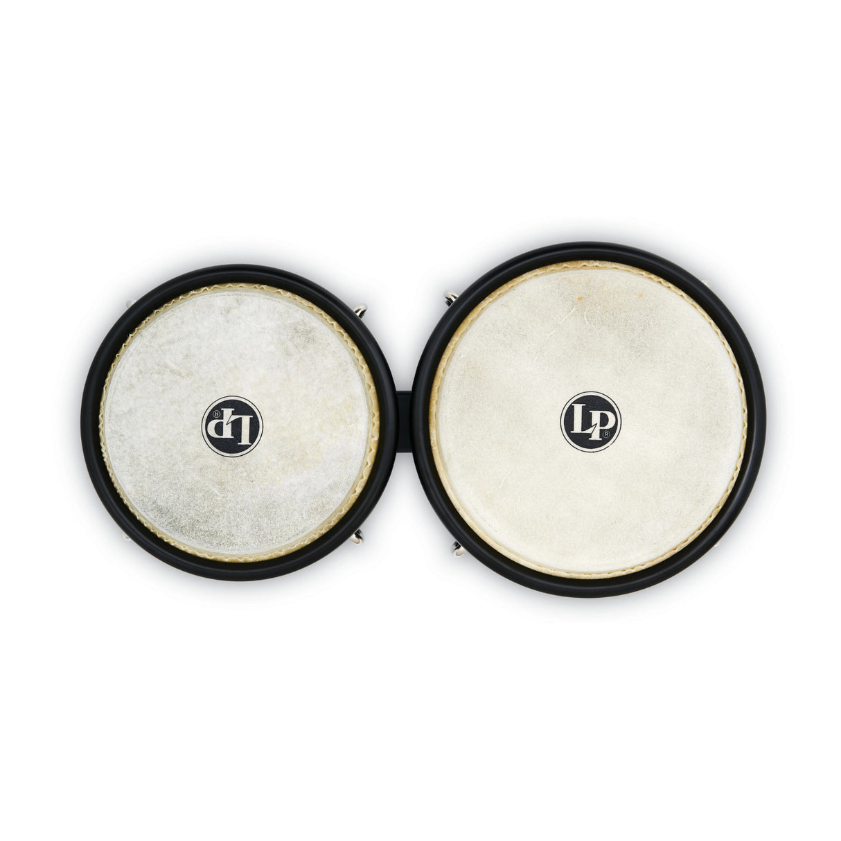 Latin Percussion 6 1/4-Inch and 7 1/4-Inch Bongos with Carrying Bag (Onyx)