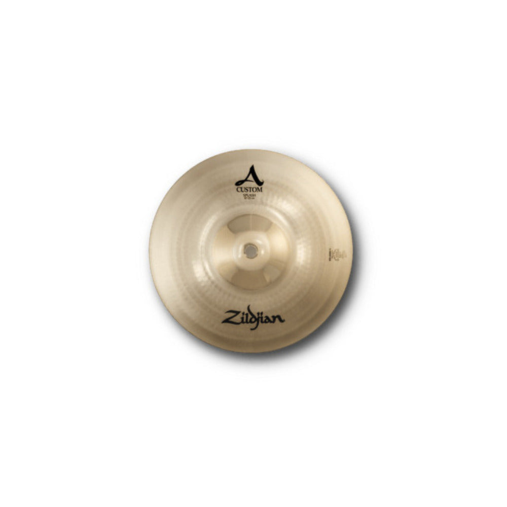 Zildjian A Custom Splash Cymbal Paper Thin for Fast, Crash Sound (10 Inch)