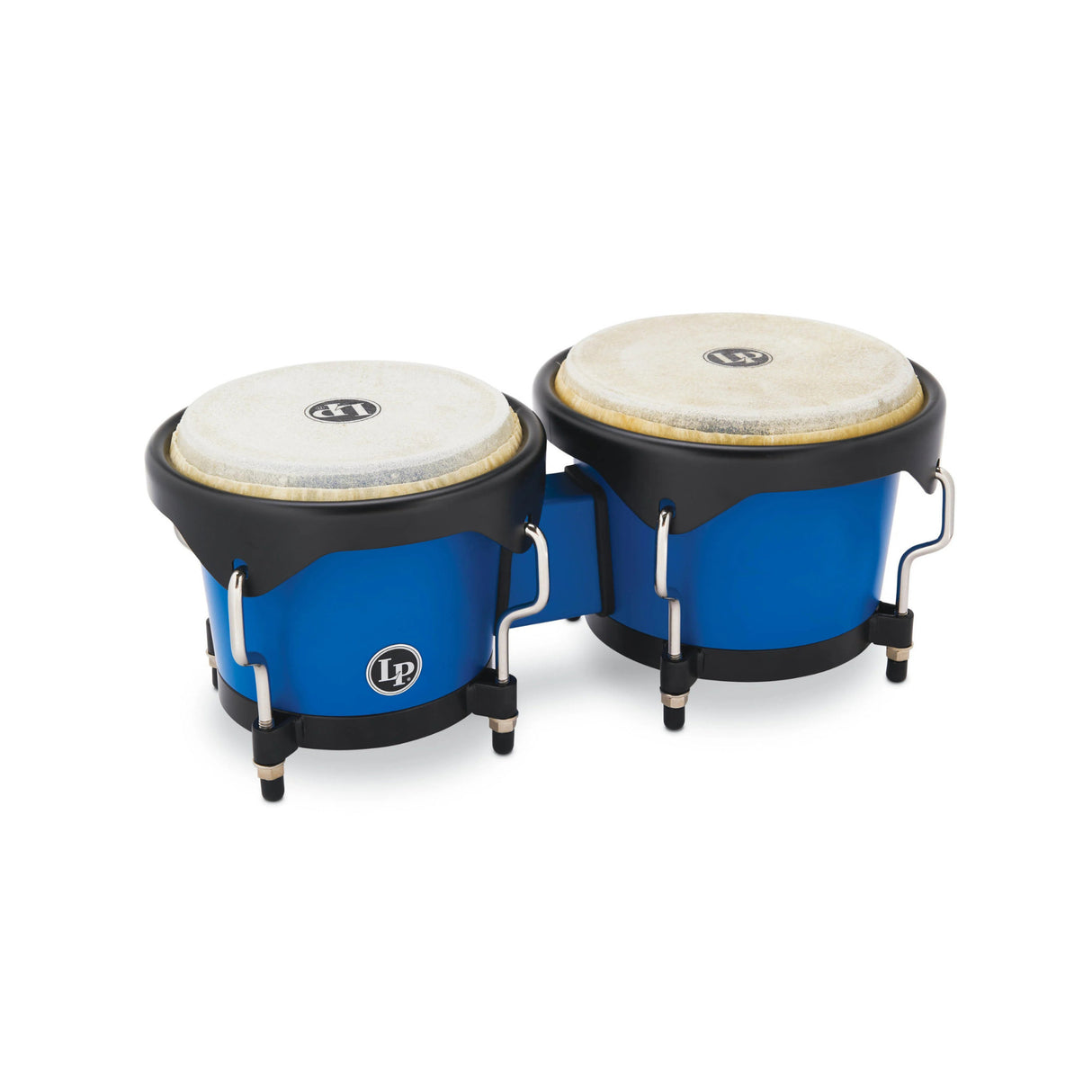 Latin Percussion 6 1/4-Inch and 7 1/4-Inch Bongos with Bag (Race Car Blue)