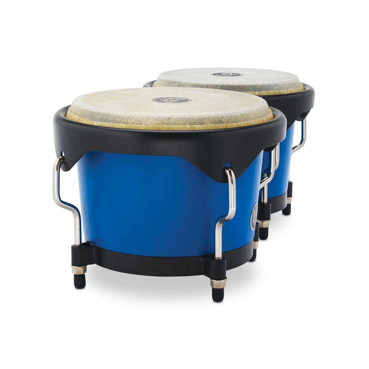 Latin Percussion 6 1/4-Inch and 7 1/4-Inch Bongos with Bag (Race Car Blue)