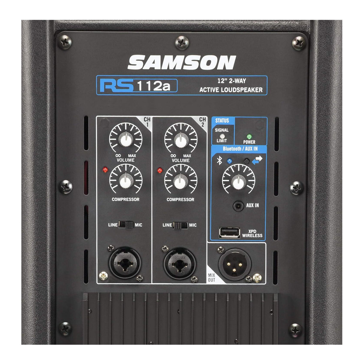Samson SARS112A 400W 12-Inch Active Loudspeaker, Bluetooth