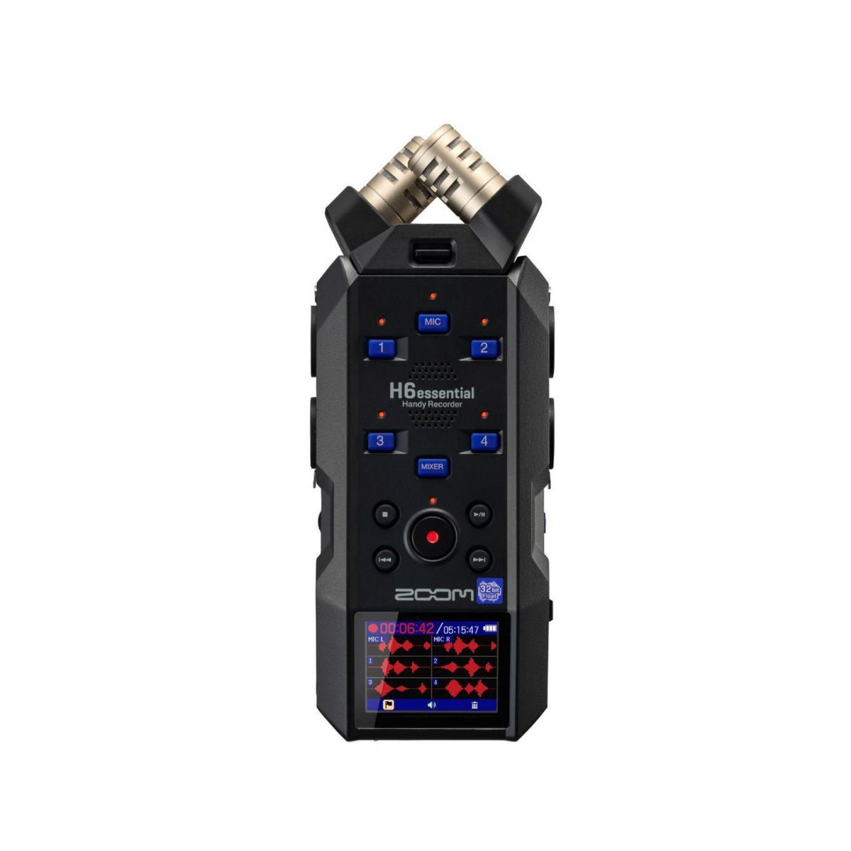Zoom H6essential 6-Track Stereo Handy Recorder and Hairy Windscreen Bundle (Open Box)