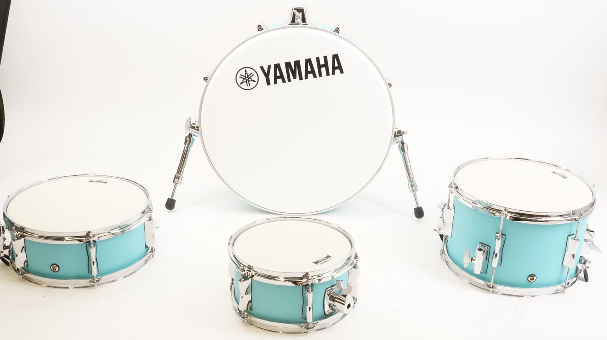 Yamaha SBP0F4H Stage Custom Hip 4-Piece Drum Shell Pack (Matte Surf Green) (Used)