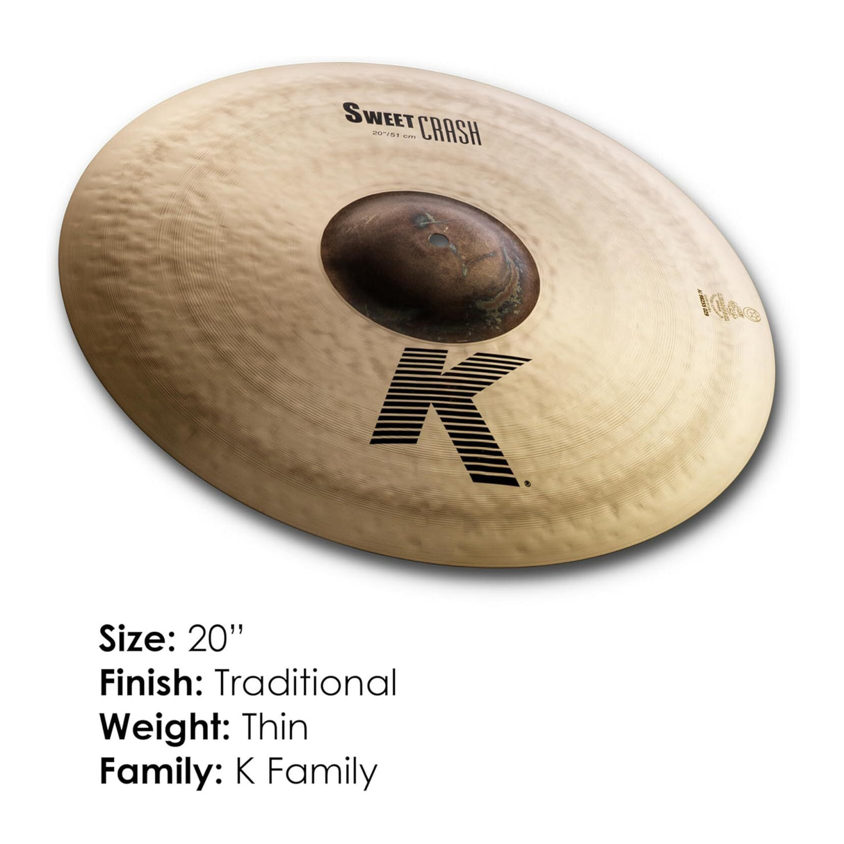 Zildjian K Sweet Collection 20-Inches Crash Cymbal