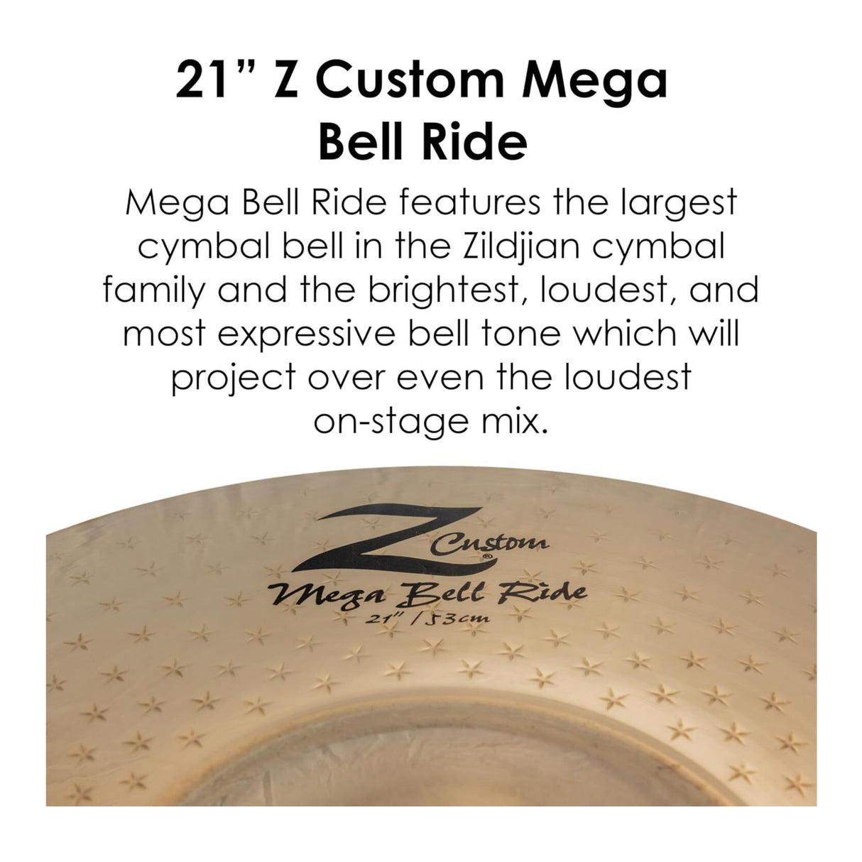 Zildjian Z Custom 21-Inch Mega Bell Ride Cymbal